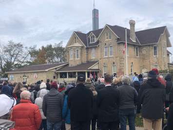 Remembrance Day in Kincardine on November 11, 2021 (Photo by Fiona Robertson)
