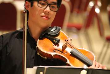 Classical music is played at the inaugural meeting of Essex County Council at the Ciociaro Club on December 10, 2014. (Photo by Ricardo Veneza)