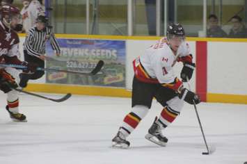 The Blenheim Blades take on the Dresden Kings, February 5, 2016. (Photo courtesy of Jocelyn McLaughlin)