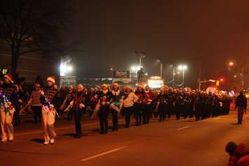 Sarnia Santa Claus Parade Dec 5, 2015 (BlackburnNews.com photo by Dave Dentinger)