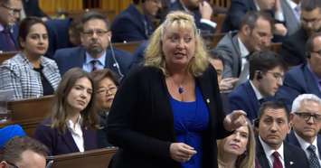 Sarnia-Lambton MP Marilyn Gladu speaks during Question Period at the House of Commons. December 11, 2019.  (Screenshot from video of Question Period)