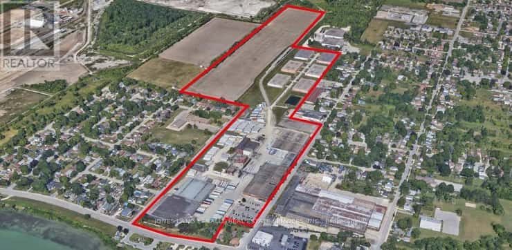 An aerial image of the Diageo plant property in Amherstburg. Image courtesy Realtor.ca. 