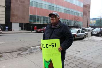 Windsor Day of Action against Bill C-51 Mar 14, 2015.  (Photo by Adelle Loiselle)