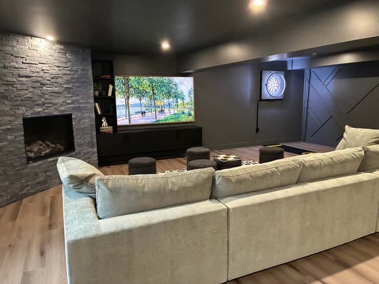 Basement of the 2027 Bluewater Health Foundation Dream Home. October 1, 2026. (Photo by Natalia Vega)