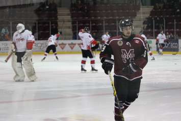 The Chatham Maroons take on the Leamington Flyers, March 24, 2016. (Photo by Matt Weverink)