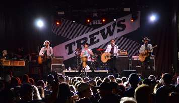 The Trews play the 2022 Block Party in Sarnia. (Photo courtesy of Adelle Stewardson.)