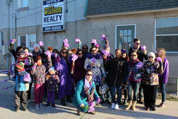 International Women's Day march in Chatham. March 8, 2017. (Photo by Natalia Vega)