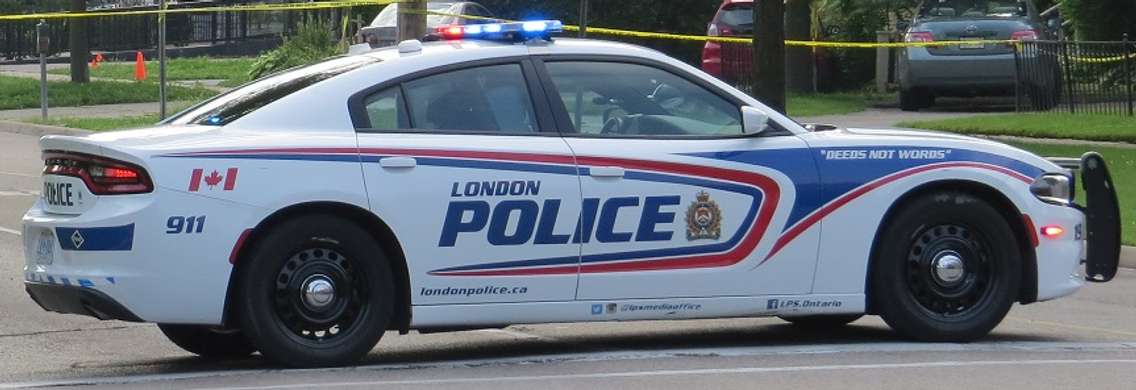 A London police cruiser. (File photo by Miranda Chant, Blackburn News)