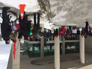 Colten Boushie vigil at Windsor courthouse. Feb 13, 2018. (Photo by Paul Pedro)
