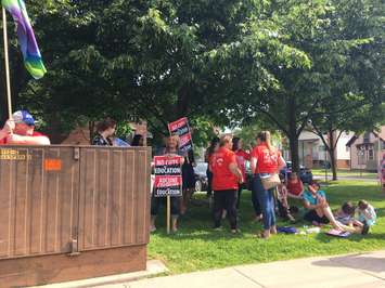 Public school teacher unions in the Windsor area have been told there will be cuts over the next 4 years because of larger class sizes. June 18, 2019. (Photo by Paul Pedro)