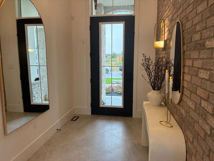 Main entrance of the 2027 Bluewater Health Foundation Dream Home. October 1, 2026. (Photo by Natalia Vega)