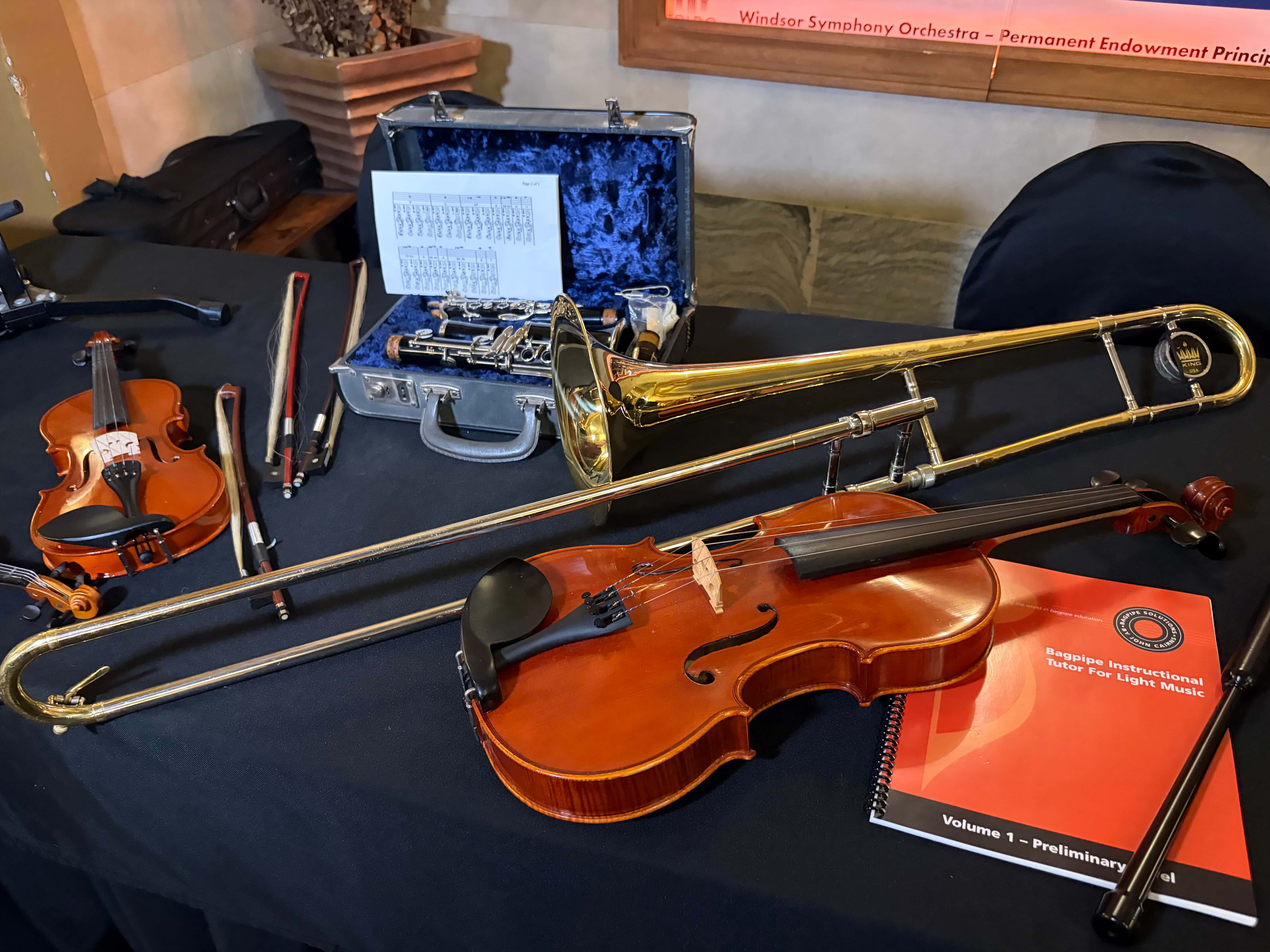 WSO accepting instrument donations for new library collection