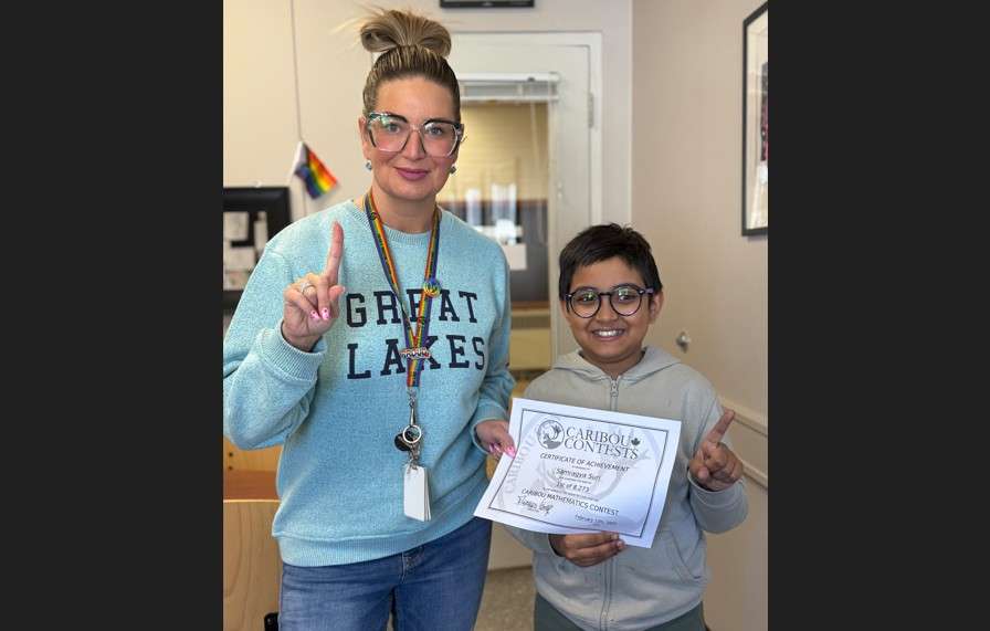 Sarnia student recognized in prestigious math contest