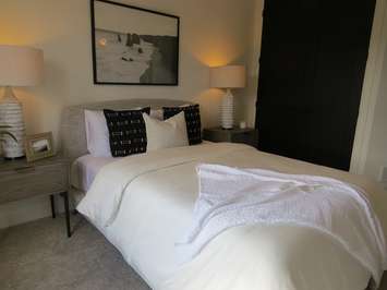 A bedroom at 3536 Grand Oak Crossing. (Photo by Miranda Chant, Blackburn News)