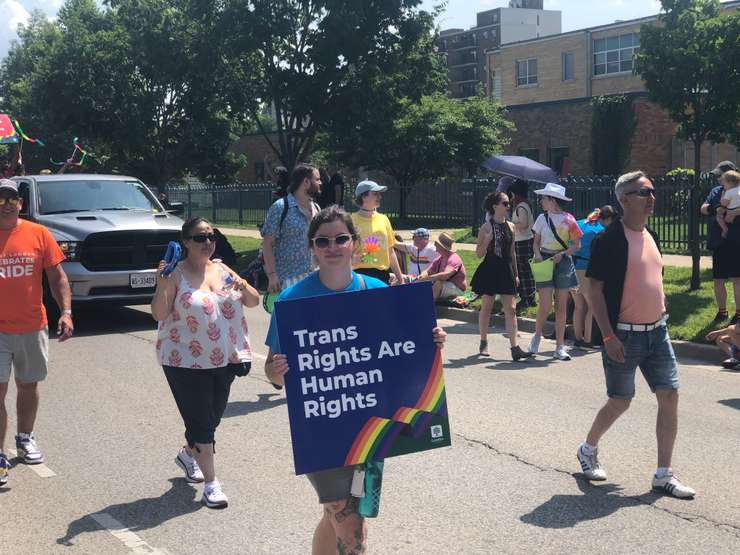 London Pride Trans Rights (Photo courtesy of Scott Kitching, Blackburn Media)