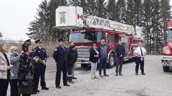 Grand opening of the J. H. Fairbank Fire Training Centre. May 4, 2022. (Photo by Natalia Vega)