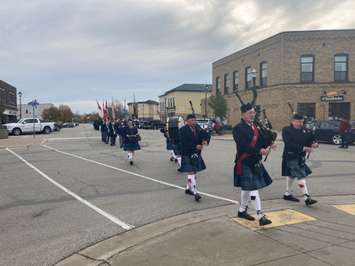 Remembrance Day in Goderich on November 11, 2021. (Photo by Bob Montgomery)