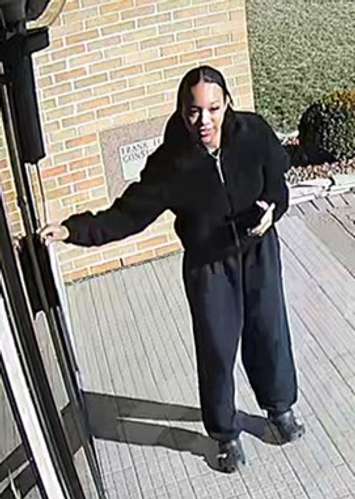 (Photo of a female suspect in the so-called 