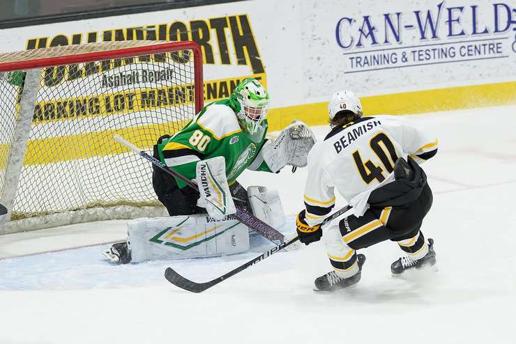 London Knights at Sarnia Sting, October 26, 2025. Photo by Metcalfe Photography. 