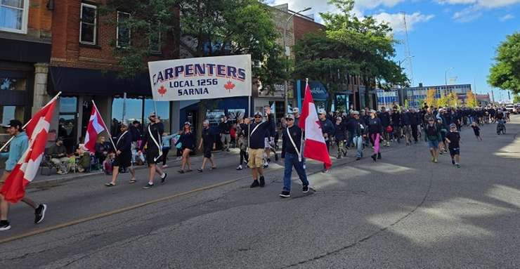 Sarnia's 2024 Labour Day Parade (Photo courtesy of Mayor Mike Bradley via Facebook)