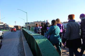 International Women's Day march in Chatham. March 8, 2017. (Photo by Natalia Vega)