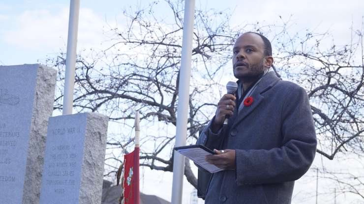 United Church Minister and Sarnia Councillor Adam Kilner. November 10, 2023. (Photo by Natalia Vega)