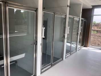 Inside the new animal shelter in Chatham. May 23, 2019. (Photo courtesy of Sophie Marvell and Kiana Mailloux)