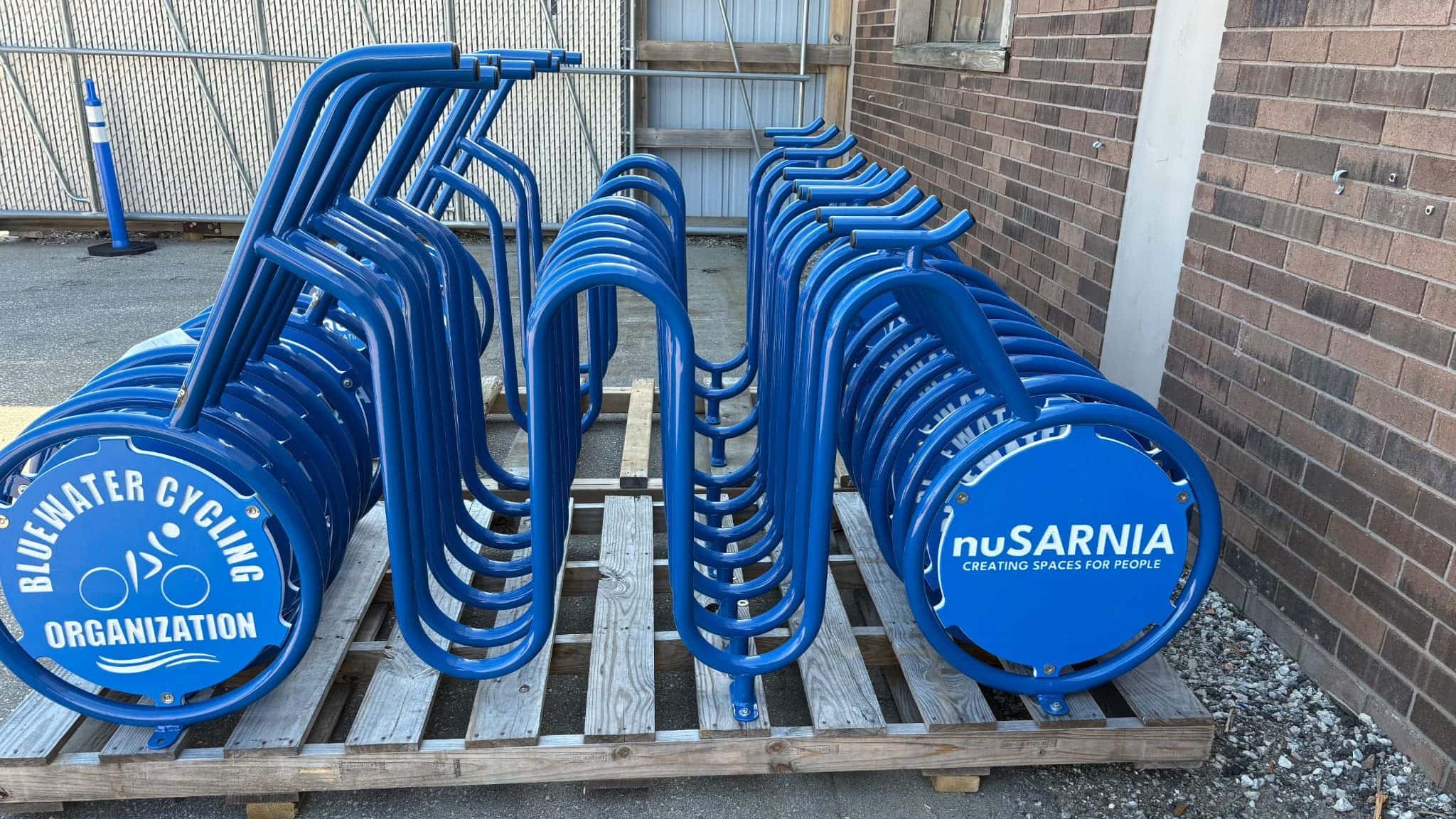 Groups collaborate to install bike racks across Sarnia