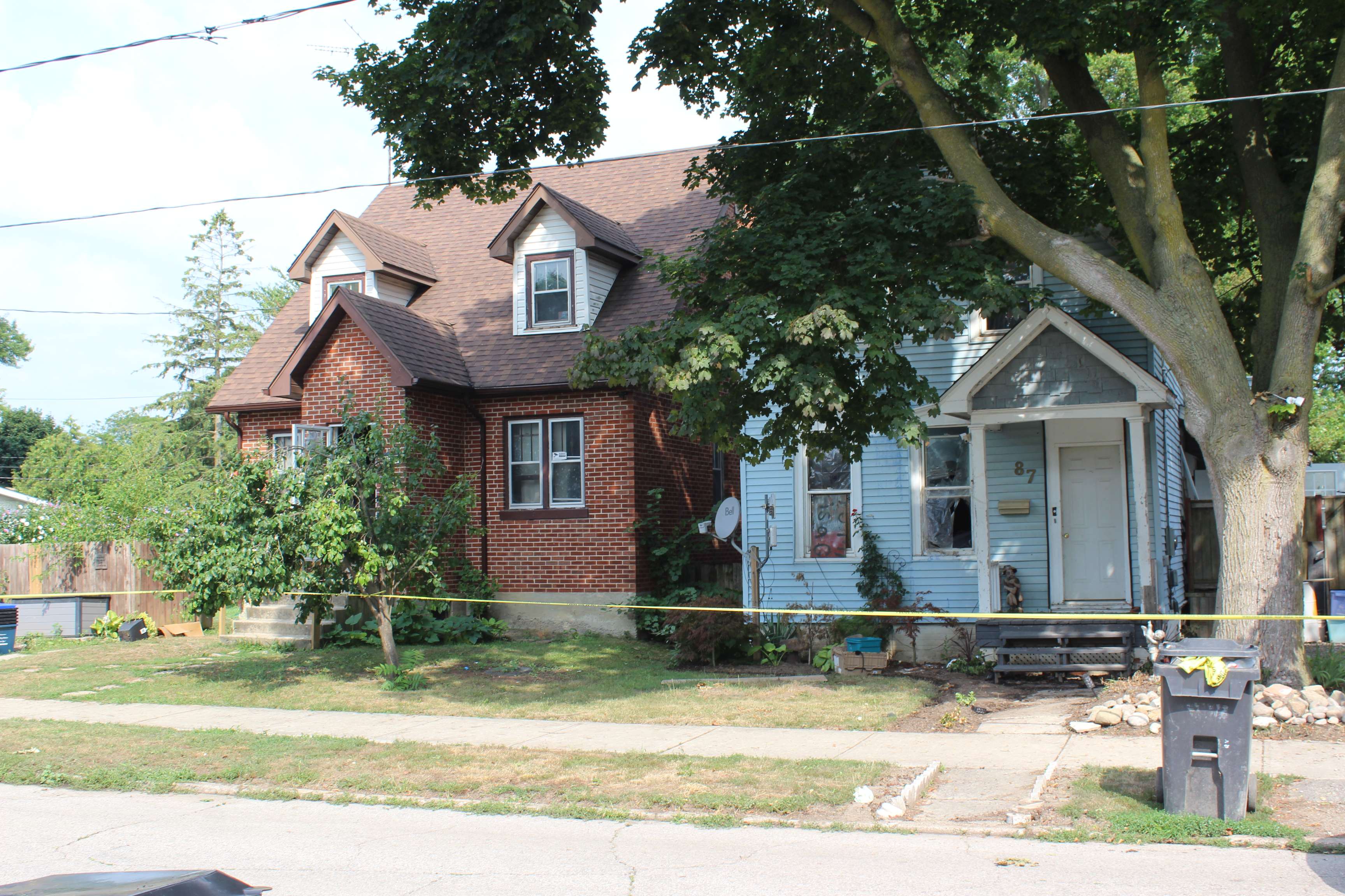 Two homes affected by blaze on Gray Street in Chatham