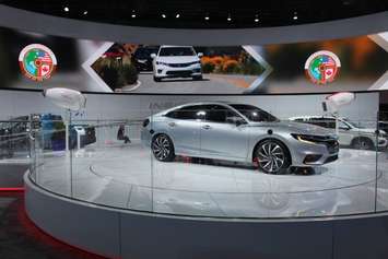 The 2019 Honda Insight concept vehicle is displayed the North American International Auto Show in Detroit, January 15, 2018. Photo by Mark Brown/Blackburn News.