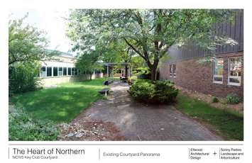 Northern Courtyard Proposal - Image courtesy of Ellwood Architectural Design in Sarnia.