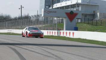 Scott Steckly on the track in his Canadian Tire #22 (Photo courtesy of Canadian Tire Motorsport Park)