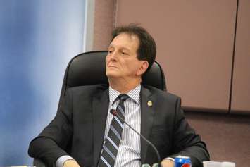 Councillor Paul Borrelli is pictured as Windsor city council debates hiring an in-house auditor general on October 29, 2015. (Photo by Ricardo Veneza)