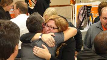 New Essex MP Tracey Ramsey and her family, October 19, 2015 (Photo by Jake Kislinsky)
