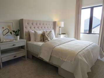 A bedroom at 3536 Grand Oak Crossing. (Photo by Miranda Chant, Blackburn News)