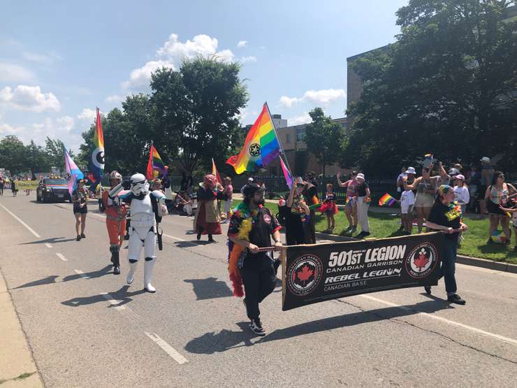 London Pride Star Wars (Photo courtesy of Scott Kitching, Blackburn Media)