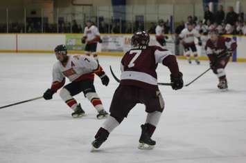 The Blenheim Blades take on the Dresden Kings, February 5, 2016. (Photo courtesy of Jocelyn McLaughlin)