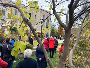 Remembrance Day in Goderich on November 11, 2021. (Photo by Bob Montgomery)