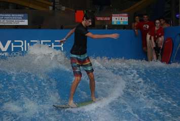 The Flowrider in Adventure Bay Family Water Park, July 20, 2016. (Photo by Maureen Revait) 