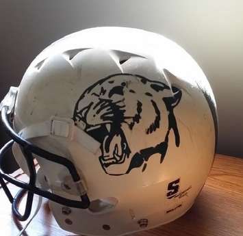 Chatham-Kent Cougars football helmet. (Photo courtesy of CK Cougars)