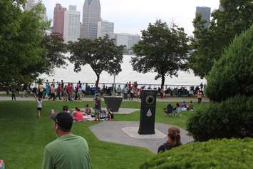 Thousands attend the 2015 Detroit Ford Fireworks Display along Windsor's waterfront on June 22, 2015. (Photo by Ricardo Veneza)