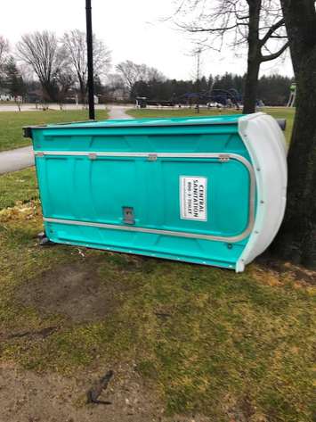 Kingston Park Vandalism 
 (Photo via Facebook)