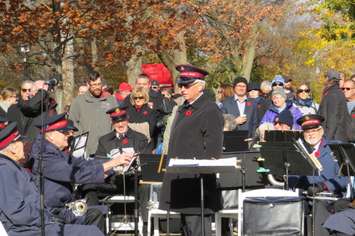 Remembrance Day ceremony at the Cenotaph in Victoria Park in London, November 11, 2016. (Photo by Miranda Chant, Blackburn News.)