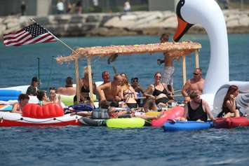 Aug 18, 2019. Floaters from across the U.S and Canada participated in the 2019 Port Huron Float Down. Photo by Luke Durda.