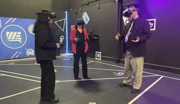 VR training facilities at Invest WindsorEssex, November 13, 2025. (Photo by Maureen Revait) 