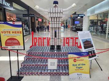 CANstruction Mar 5, 2023. Blackburn Media photo by Stephanie Chaves.