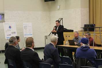 Public meeting at the Blenheim High School regarding the municipal budget. January 25, 2017. (Photo be Natalia Vega)