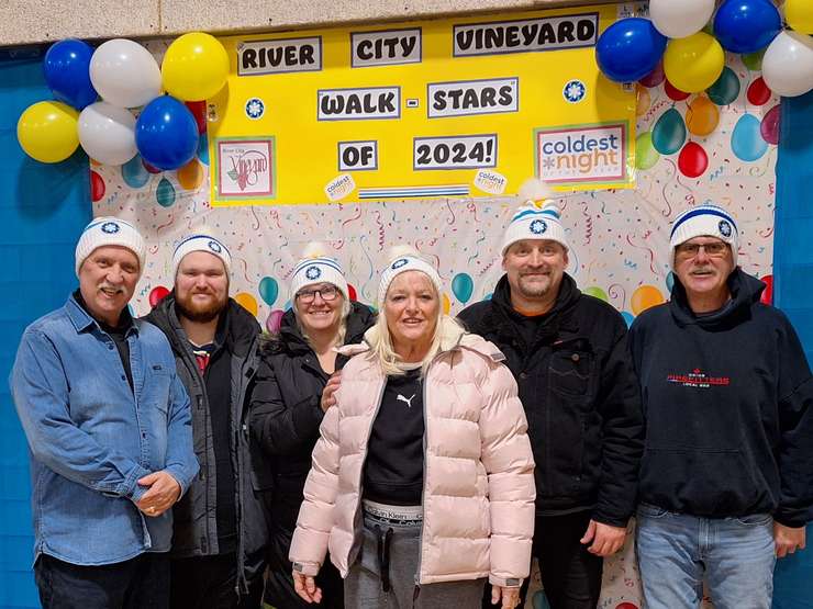 CNOY team in support of River City Vineyard. February 24, 2024 (Photo courtesy of Renee Card)