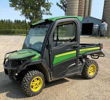 Photo of the stolen gator without the snow plow attachment. (Photo courtesy of Chatham-Kent police)