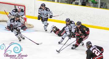 The Sarnia Legionnaires hosting the LaSalle Vipers.  3 March 2022.  Shawna Lavoie Photography.